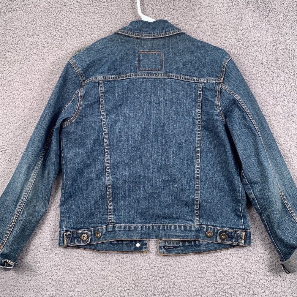 Y2K,Levi's Strauss, Trucker Denim Jean Jacket Small S/4,Medium Wash, Price Firm - Picture 3 of 9